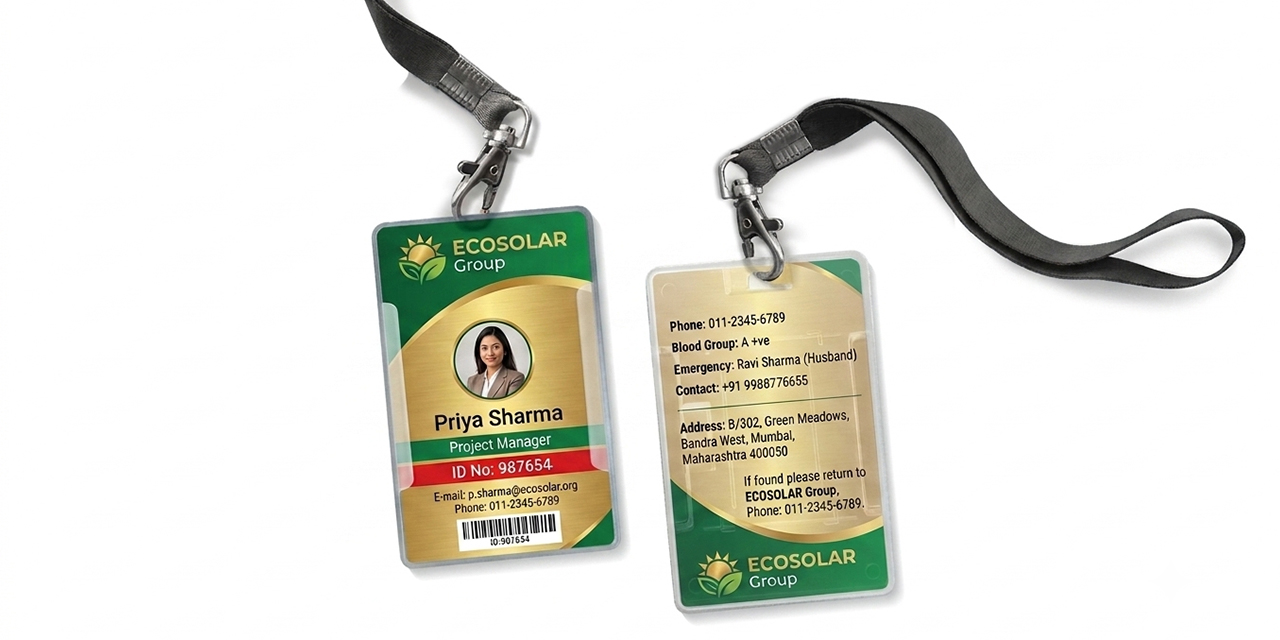 ID Cards with Lanyards